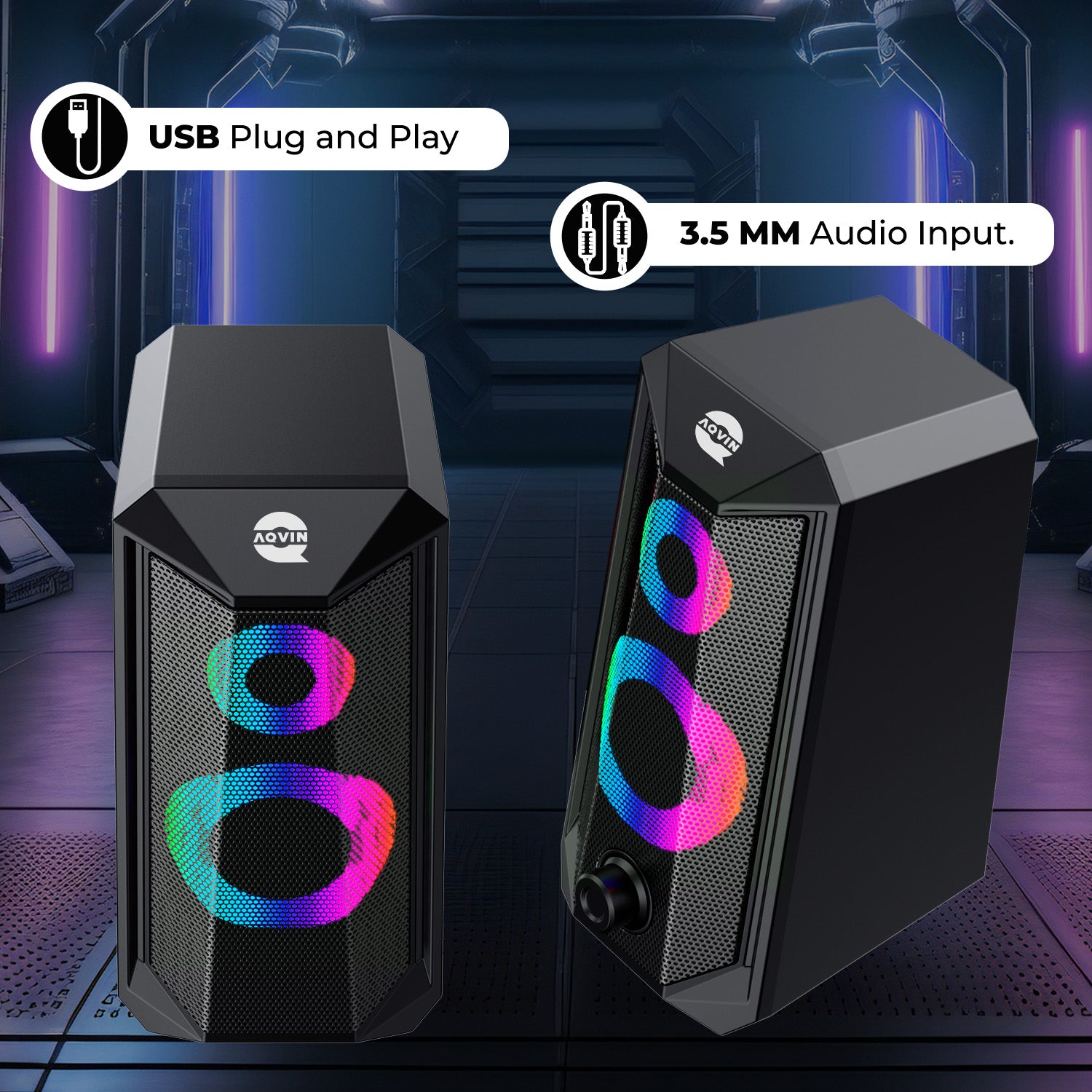 Q110 RGB Gaming Speaker
