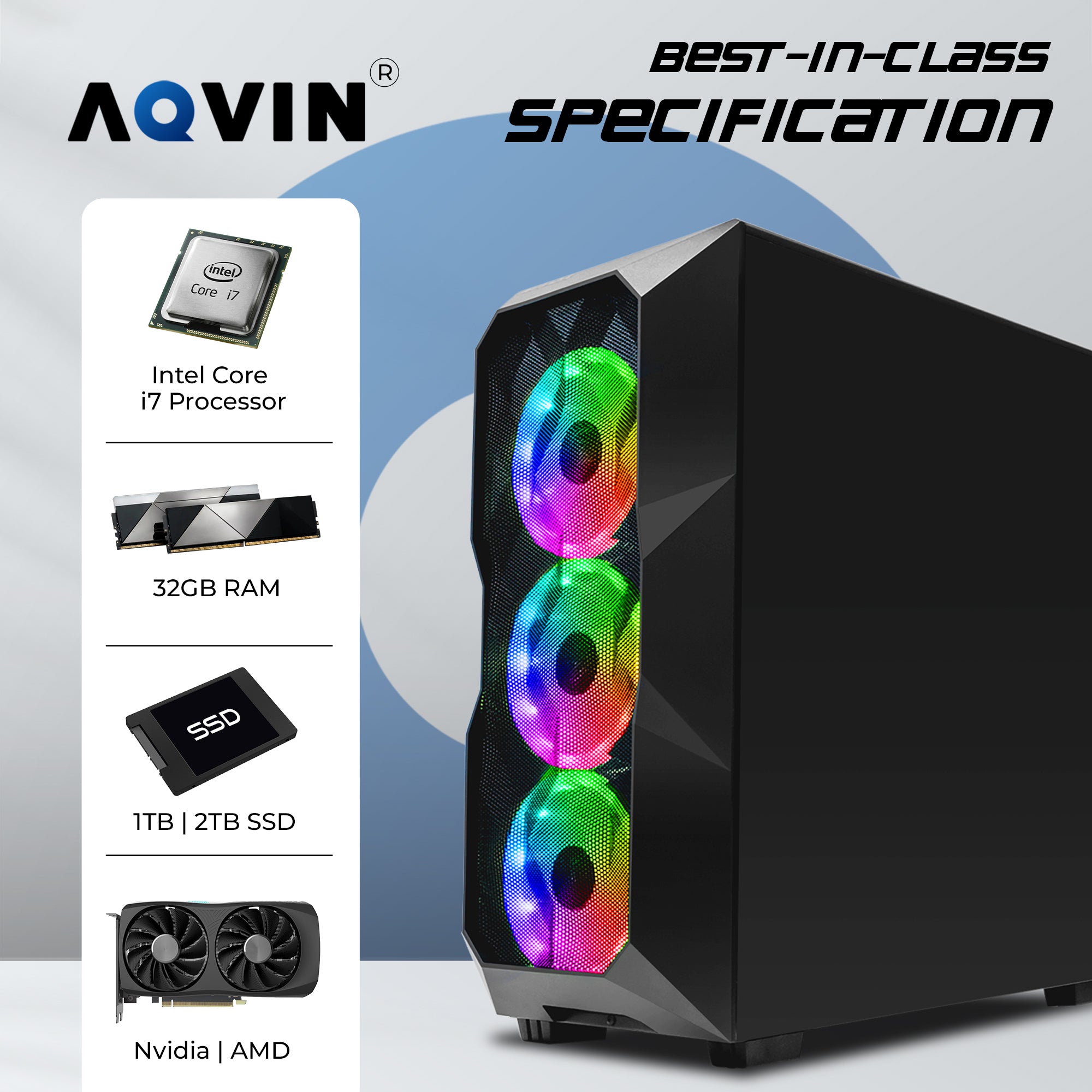 AQVIN AQB70 Gaming Desktop PC