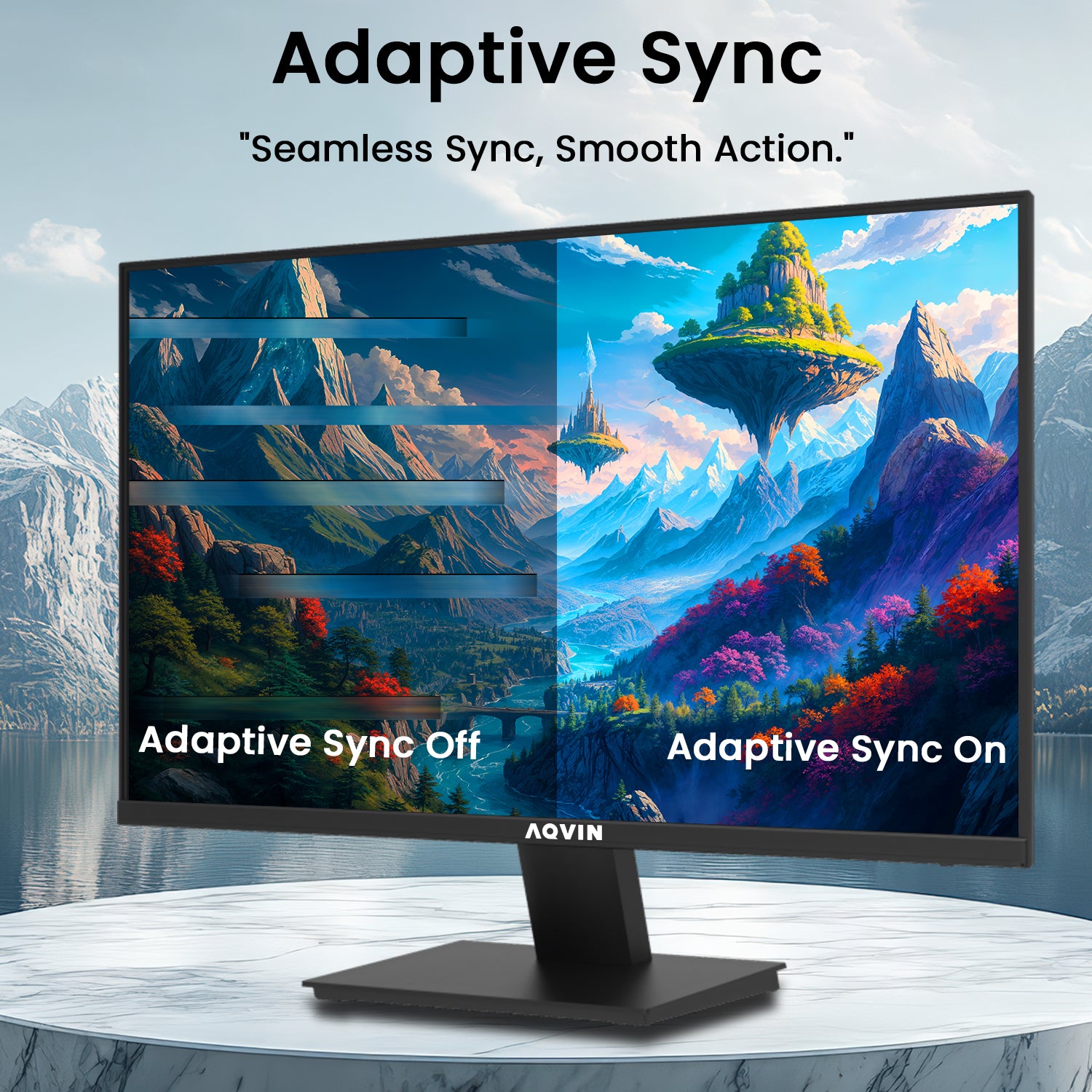 AQVIN 27" Full HD IPS Computer Monitor QM27i