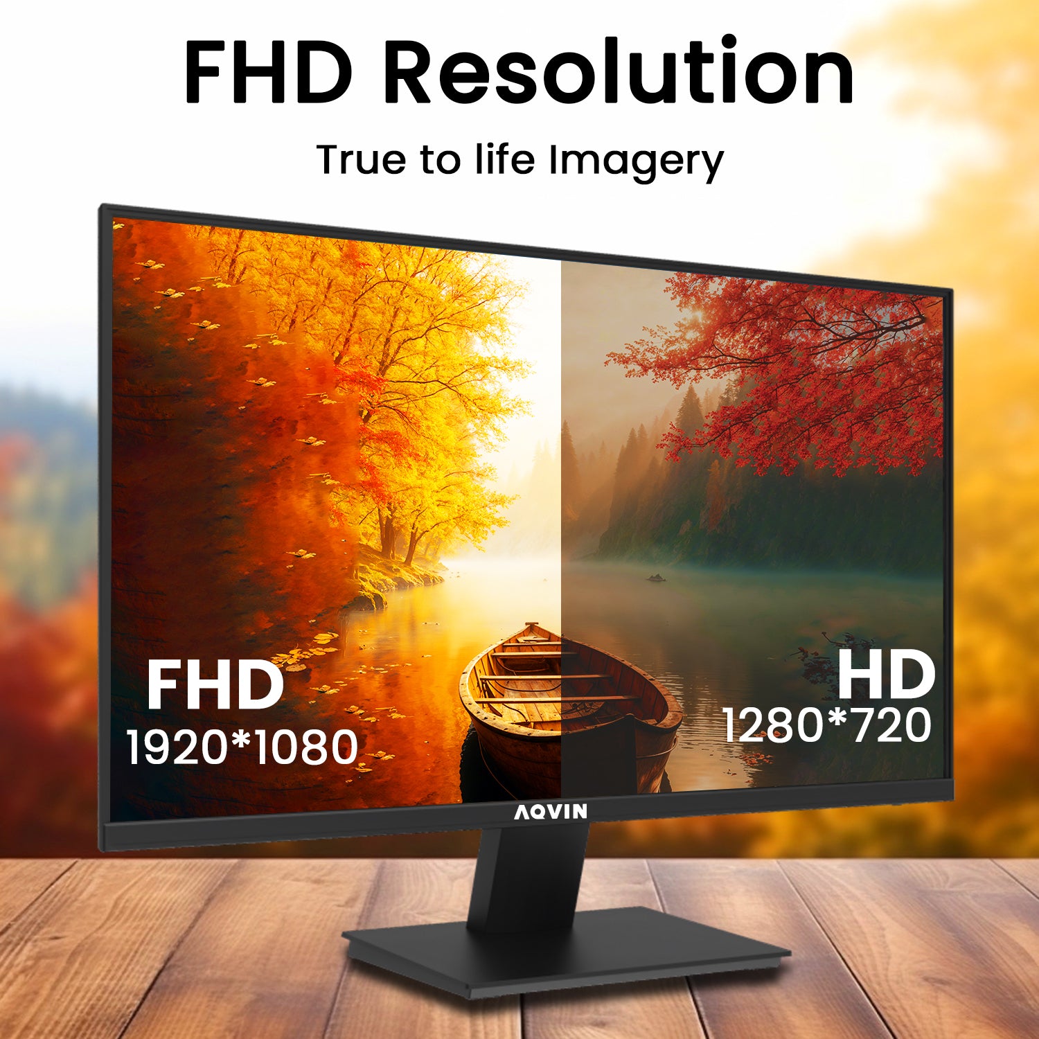 AQVIN 27" Full HD IPS Computer Monitor QM27i
